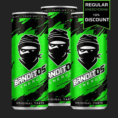 Banditos Energy Drink® (72x330ML) - Banditos Energy
