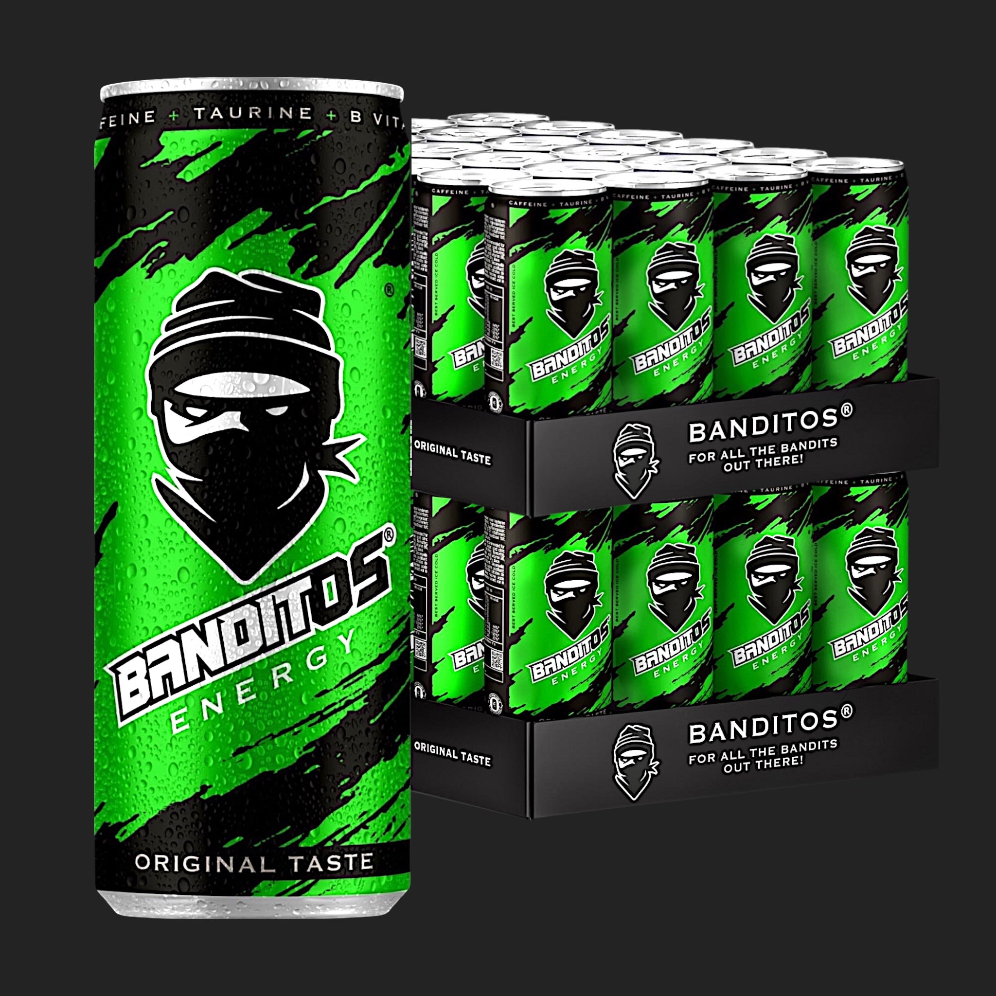 Banditos Energy Drink® 1 + 1 Deal (48x330ML) - Banditos Energy